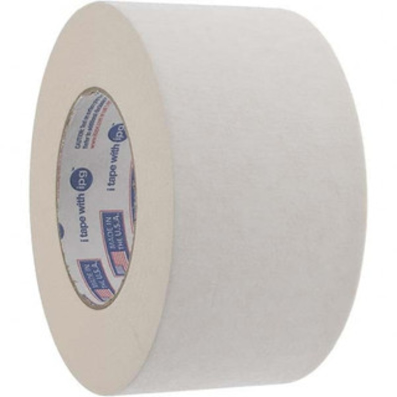 Intertape 3 Wide x 36 Yd Long x 7 mil Tan/Natural Paper Masking Paper Rubber Adhesive 72730 - 71445068