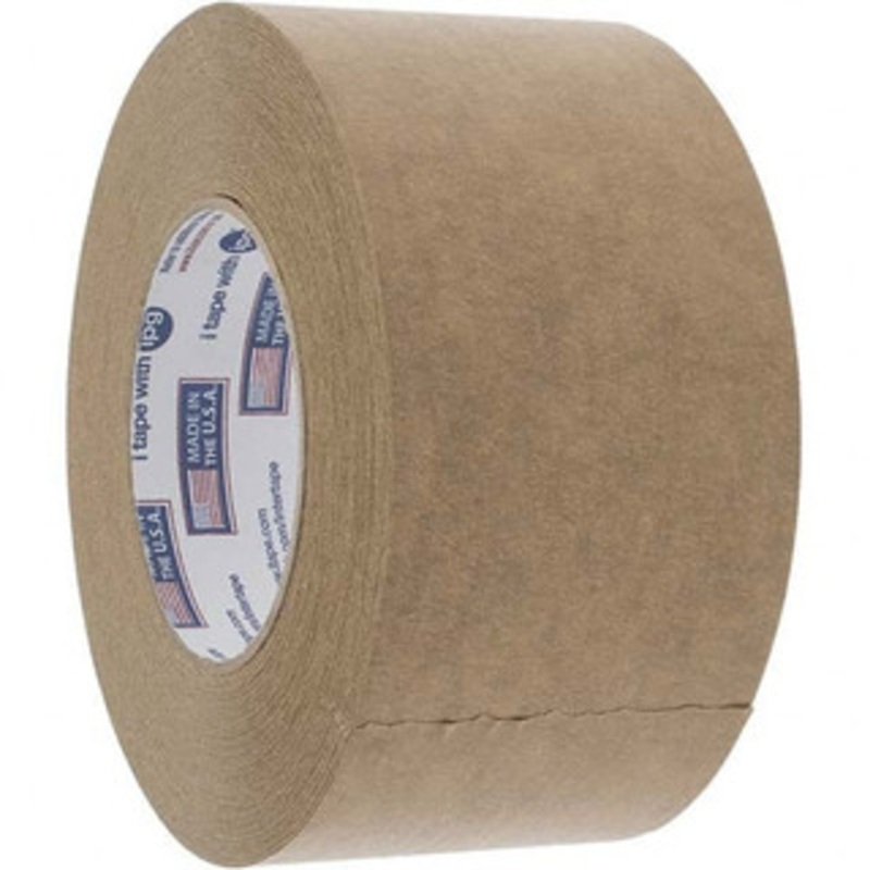 Intertape 72mm Wide x 54.8 m x 7.5 mil Brown Paper Masking Paper Rubber Adhesive, 42 Lb/In Tensile Strength 84464 - 97296784