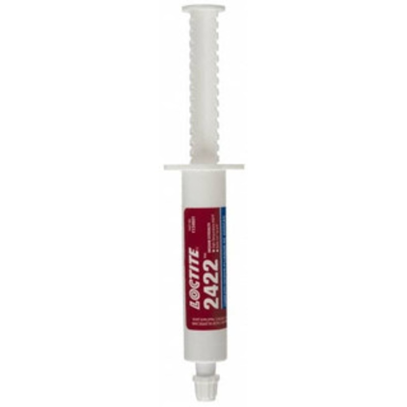 Loctite 30 g Syringe, Blue, Medium Strength Paste Threadlocker Series 2422, 24 Hour Full Cure Time, Hand Tool, Heat Removal 1134601 - 84441609