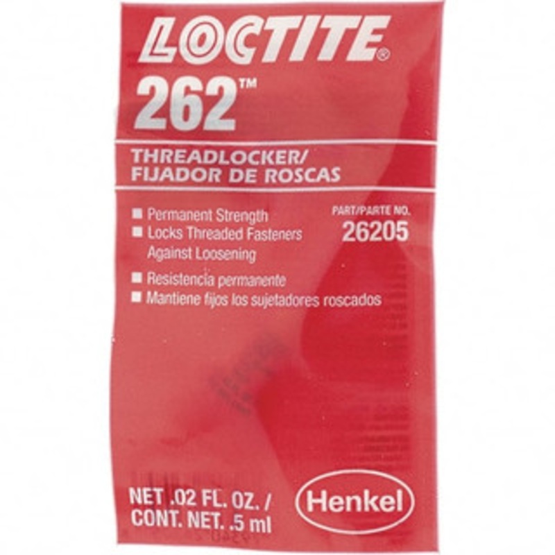 Loctite Threadlockers & Retaining Compounds 262 .5ML PERMANENT L LOCTITE THREADLOCKERS 231922 - 97729982