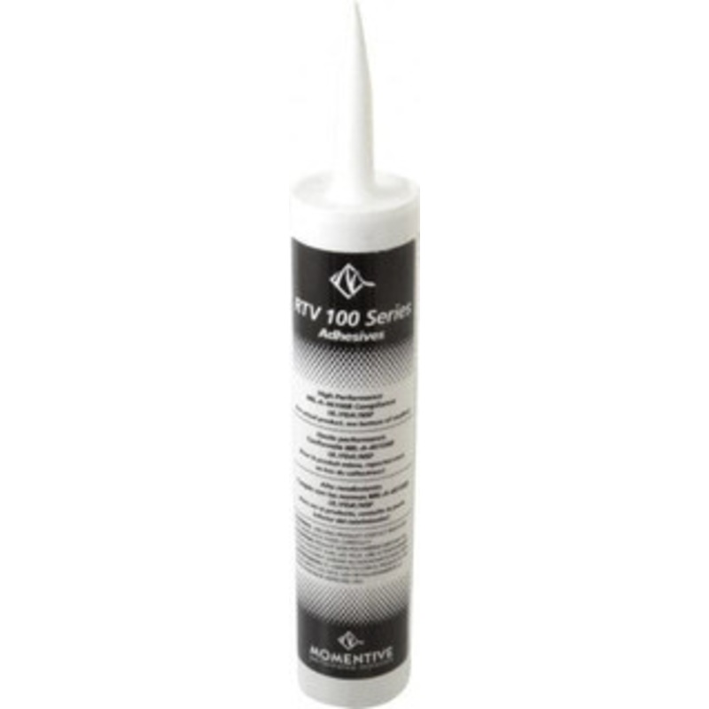 Momentive Performance Materials 10.1 oz Tube Clear RTV Silicone Joint Sealant 400F Max Operating Temp, 20 min Tack Free Dry Time, 24 hr Full Cure Time, Series RTV100 RTV108 12C - 06904643