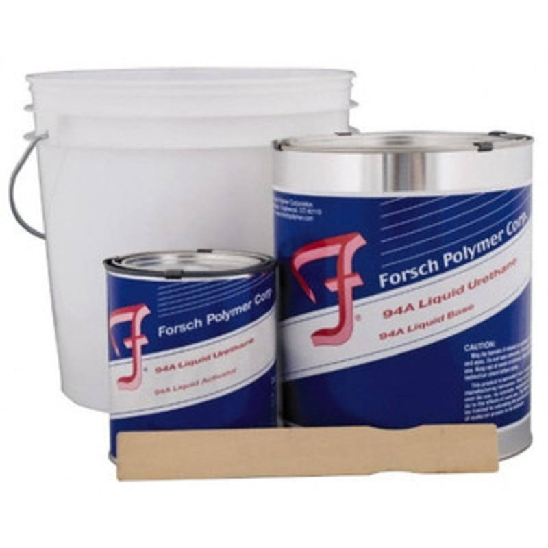 Forsch Polymer Corp. 10 Lb Kit Tan Polyurethane Castable Rubber 100F Max Operating Temp, 10 min Tack Free Dry Time, 24 hr Full Cure Time, Series URS 5194 URS 5194-10 LB - 66746785