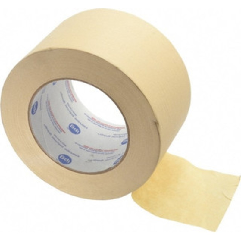 Intertape 3 Wide x 180 ft. Long x 6.3 mil White Paper Masking Tape Rubber Adhesive, 25 Lb/In Tensile Strength, Series PG5 PG5...131 - 40664047