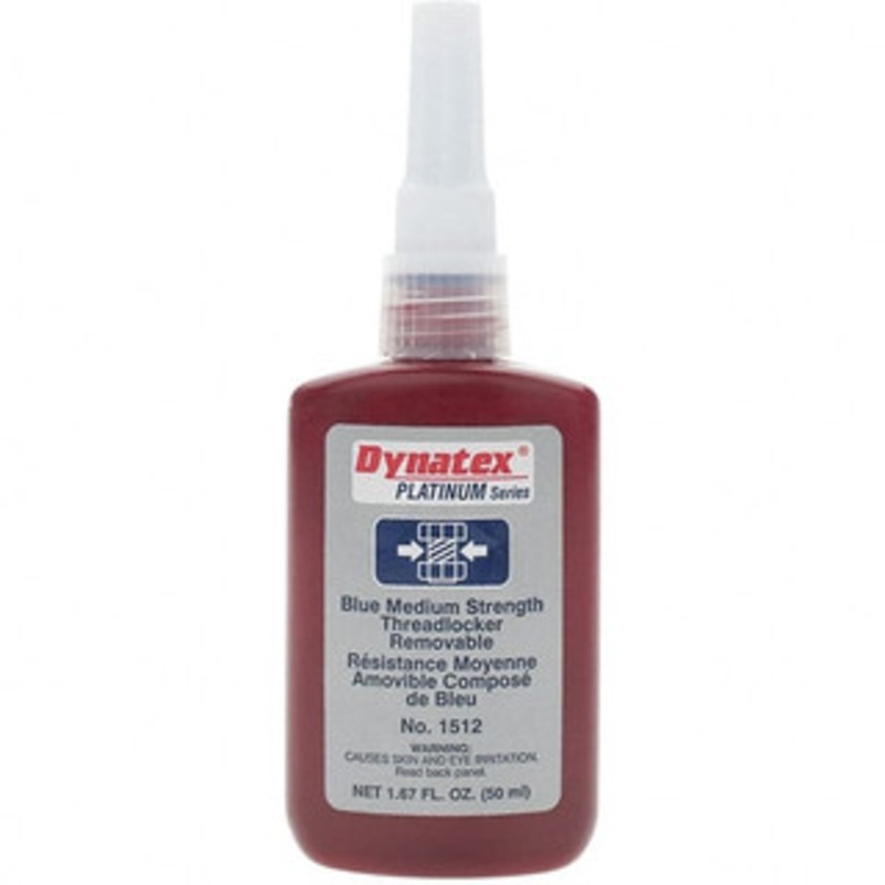 Made in USA 50 mL Bottle, Blue, Medium Strength Liquid Threadlocker BD1512 - 61662334