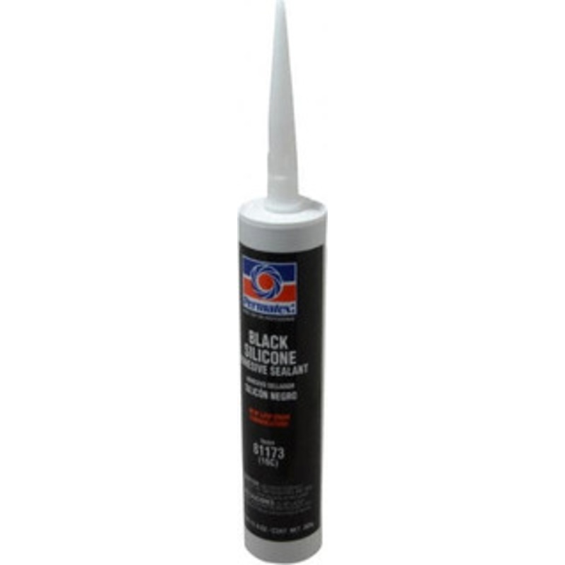 Permatex 11 oz Cartridge Black RTV Silicone Gasket Sealant -75 to 450F Operating Temp, 24 hr Full Cure Time 81173 - 85635001