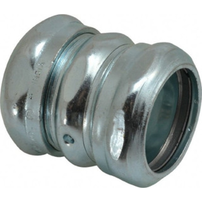 Thomas & Betts 1-1/4 Trade EMT Conduit Coupling Steel, Noninsulated, Compression Connection 5420 - 54057799