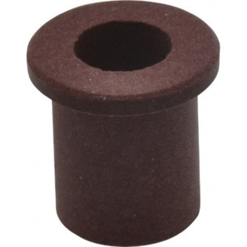 Bunting Bearings 1/4 Inside x 3/8 Outside Diam, PTFE Sleeve Bearing 1/2 Flange Outside Diam, 1/16 Flange Thickness, 1/2 OAL BJ4F040604 - 35400803