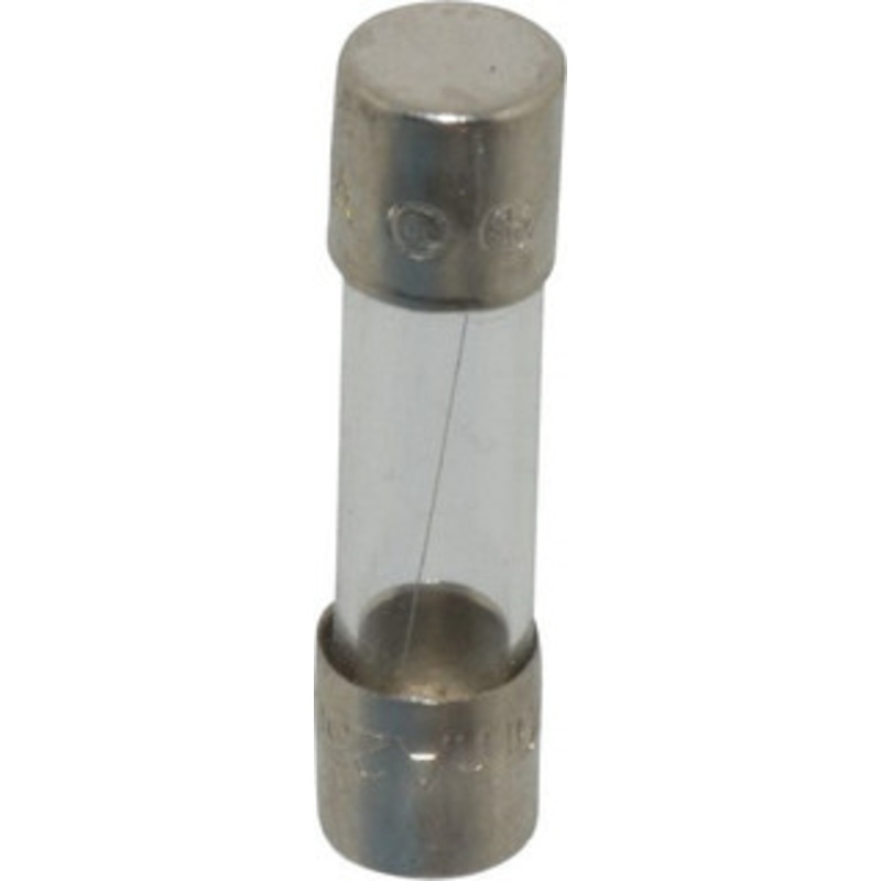 Bussmann 250 VAC, 32 VDC, 0.5 Amp, Fast-Acting Miniature Glass Fuse 20mm OAL, 10 at 125 V kA Rating, 5mm Diam GMA-500-R - 71917868