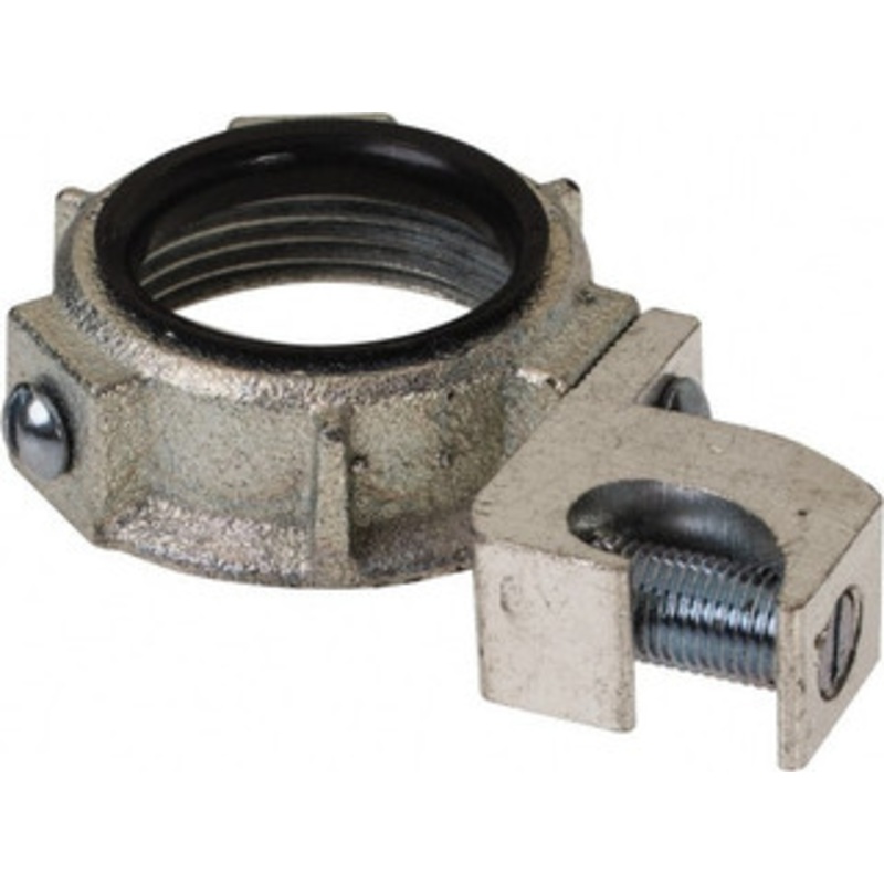 Crouse-Hinds 1-1/4 Trade Rigid/Intermediate (IMC) Conduit Bushing Malleable Iron, Partially Insulated, Threaded Connection HGLL4 10 - 04506812