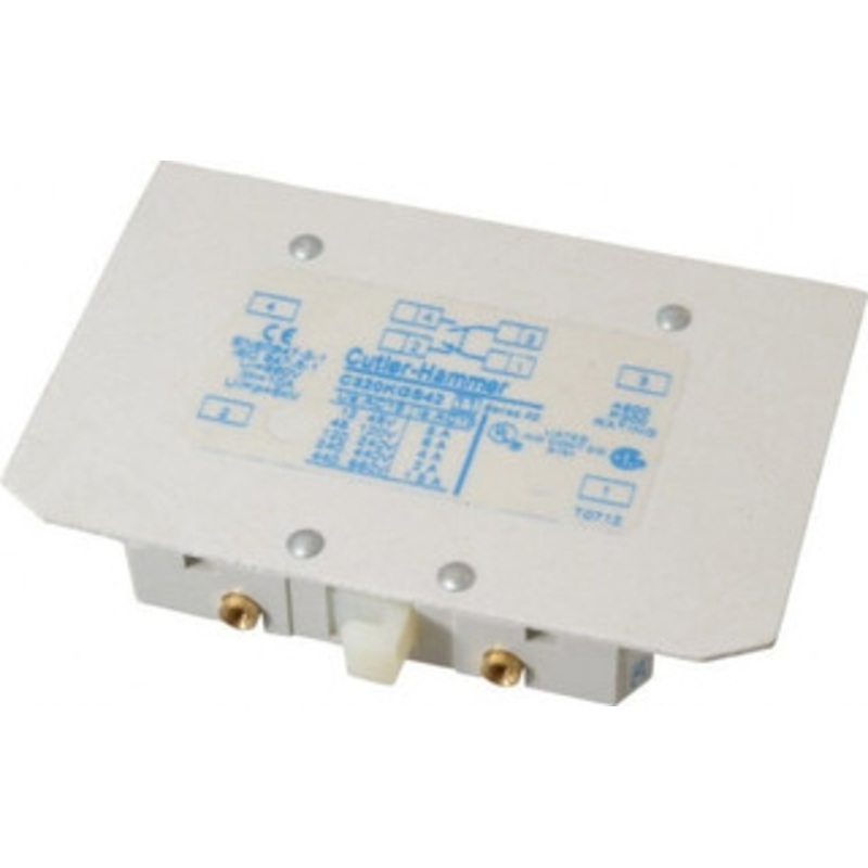 Eaton Cutler-Hammer Starter Auxiliary Contact For Use with 100-400A Contactors C320KGS42 - 02354165