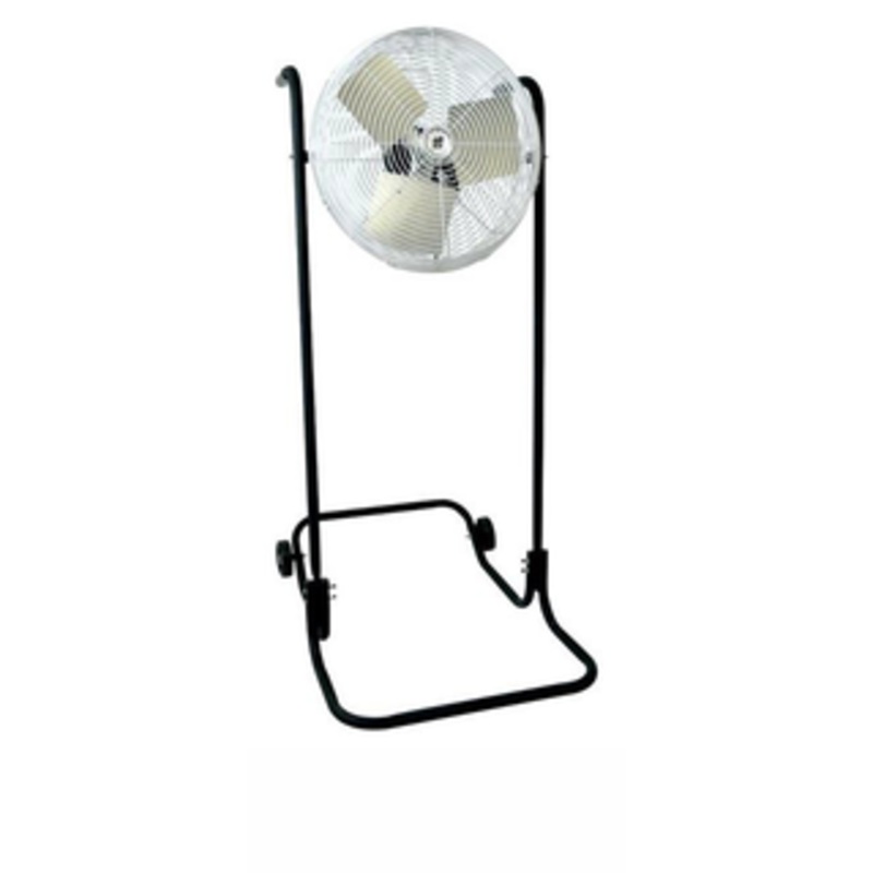 TPI 24 Blade, Corrosion Resistant Workstation Air Circulator, High Stand - F-24H-CR