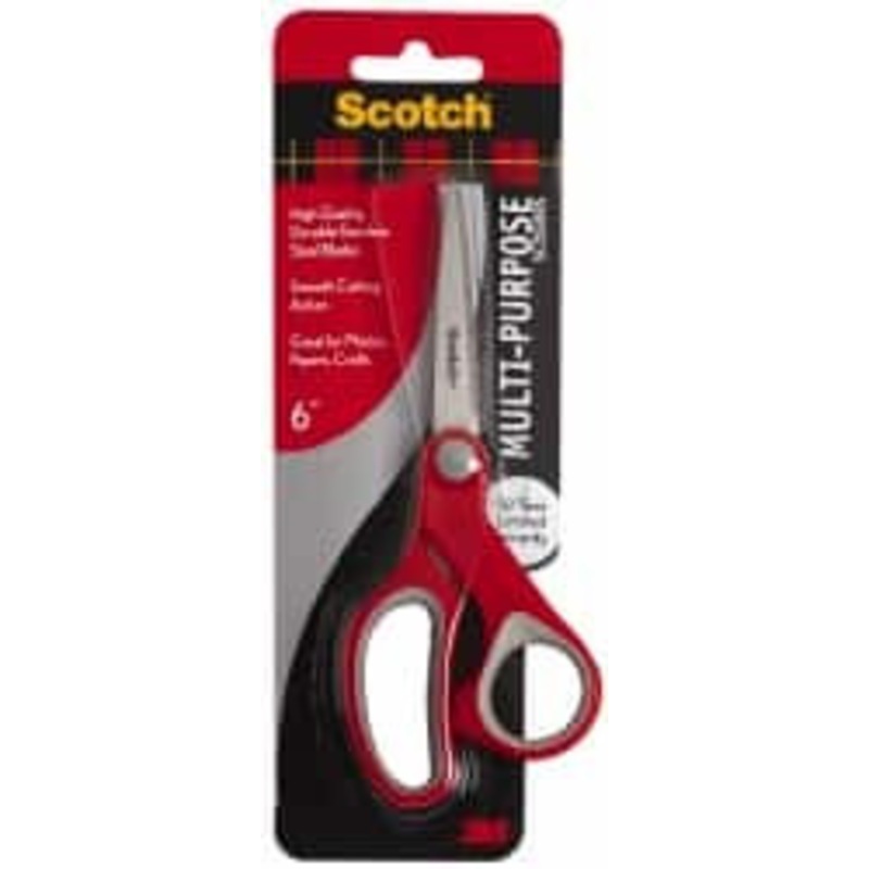 3M 6 LOC, 6 OAL Stainless Steel Premium Scissors Ambidextrous, For Crafts 7100033587 - 66526195