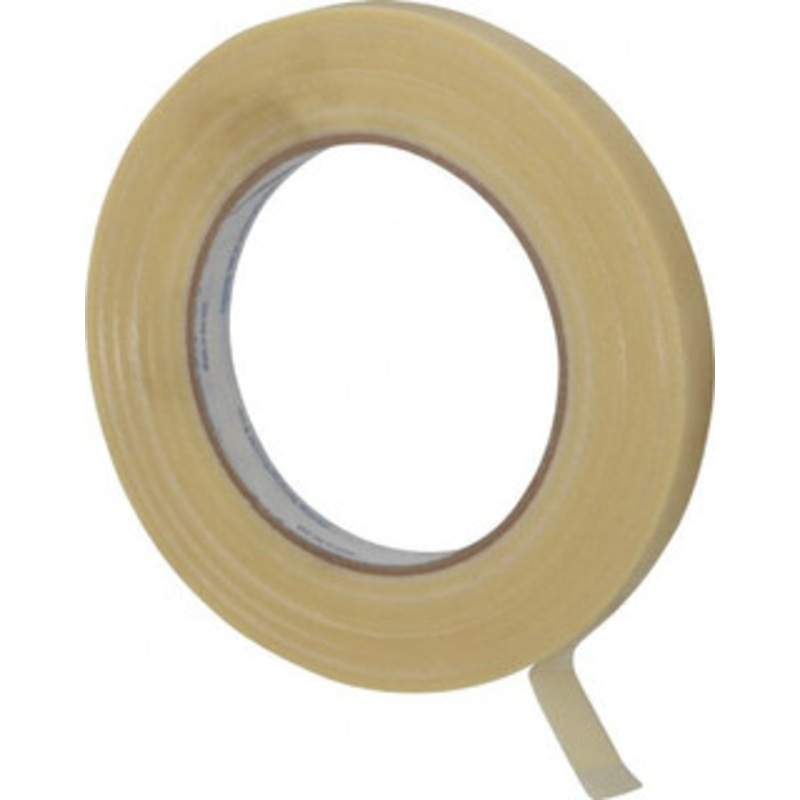 Intertape 1/2 x 60 Yd Natural (Color) Rubber Adhesive Packaging Tape Polyester Film Backing, 5.6 mil Thick, 175 Lb Tensile Strength, Series RG15 RG15..26 - 74405895