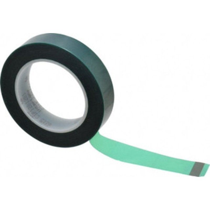 Intertape 1 Wide x 215 ft. Long x 3.4 mil Green Polyester Film Masking Tape Silicone Adhesive, 50 Lb/In Tensile Strength, Series 6215 06215-00004-00 - 62472972
