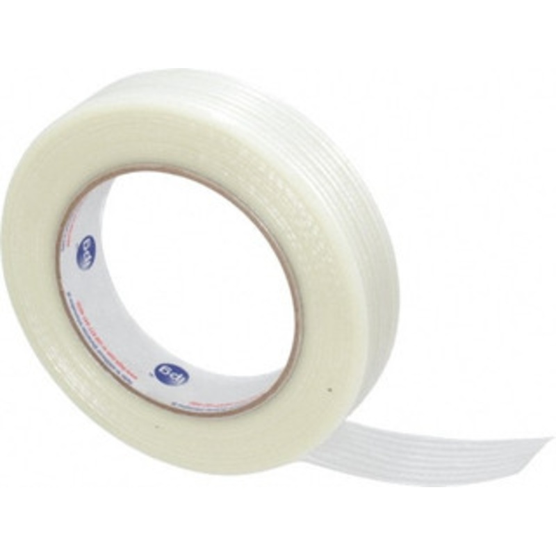 Intertape 1 x 60 Yd Natural (Color) Rubber Adhesive Strapping Tape Polyethylene Film Backing, 4 mil Thick, 100 Lb Tensile Strength, Series RG300 RG300.41 - 00323105