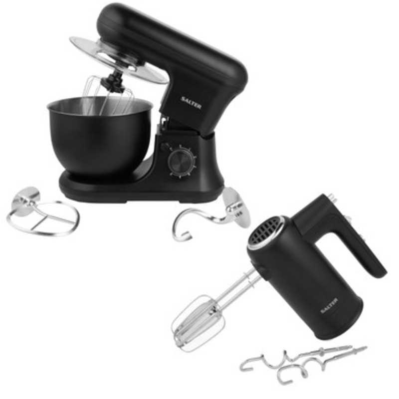 Kuro Electric Mixer Set  Stand Mixer and Hand Mixer, 5L Bowl, 300W/1200W