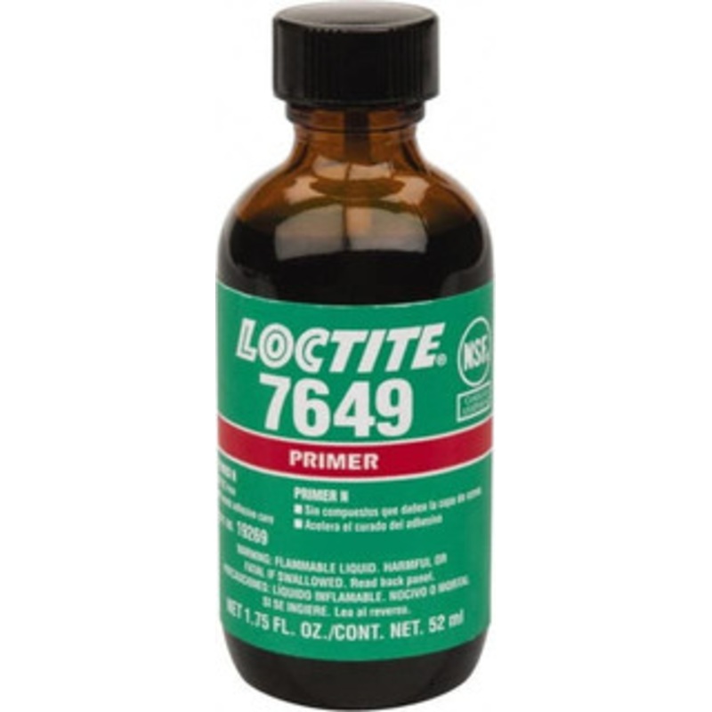 Loctite 1.75 Fluid Ounce Bottle, Green, Liquid Primer Series 7649, Hand Tool Removal 135286 - 97121602