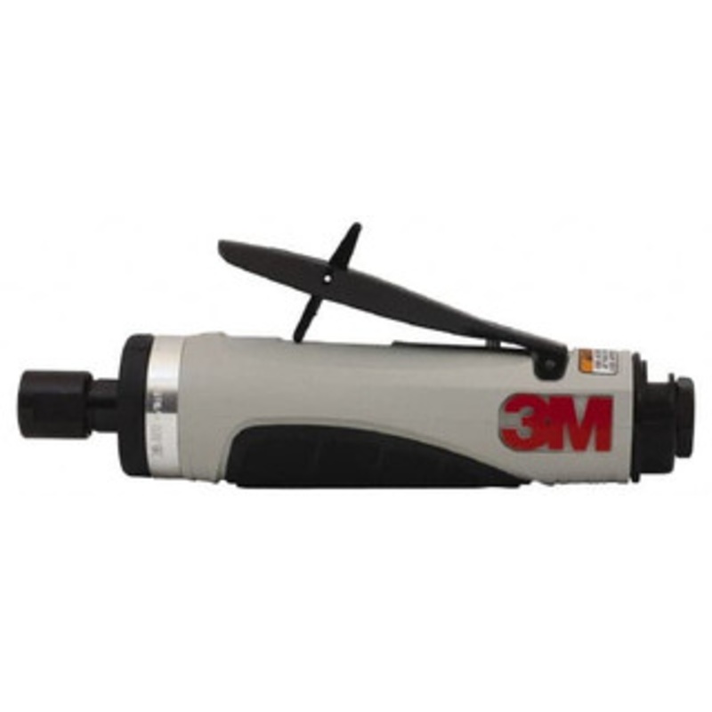 3M 1/4 Collet, Straight Handle, Air Straight Die Grinder 20,000 RPM, Directional Exhaust, 35 CFM, 1 hp, 90 psi, 1/4 NPT Inlet 00051141202372 - 84821685