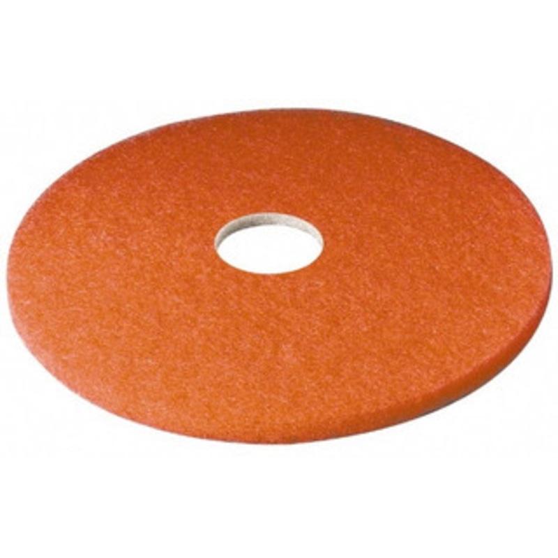 3M Spray Buffing Pad 23 Machine, Red Pad, Polyester 7000120642 - 01037555