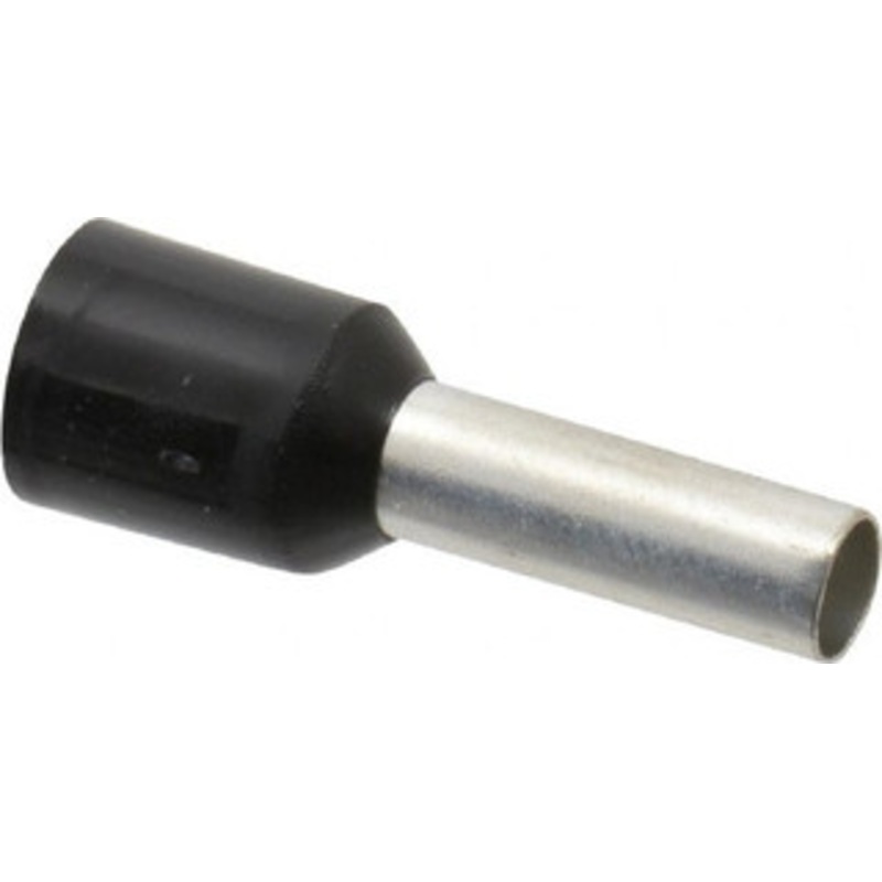 ACI Advance Controls, Inc. 10 AWG, Partially Insulated, Crimp Electrical Wire Ferrule 12mm Long x 3.9mm Diameter Pin, 20mm Overall Length 107670 - 03217585
