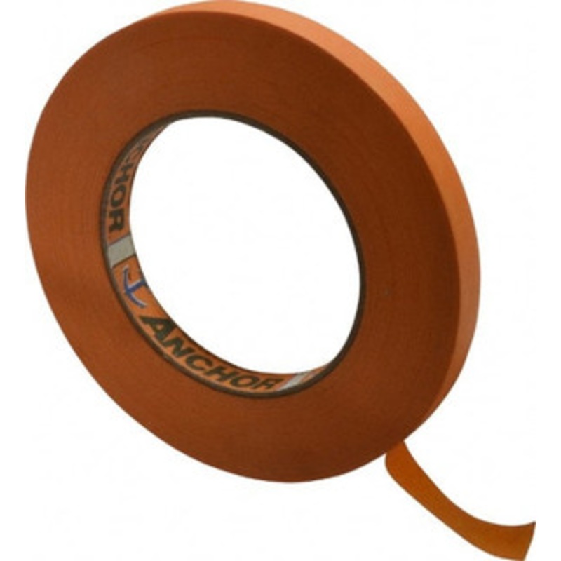 Intertape 1/2 Wide x 180 ft. Long x 7.1 mil Orange Paper Masking Tape Rubber Adhesive, 23 Lb/In Tensile Strength, Series Orange Mask ORANGE MASK.12 - 62473053