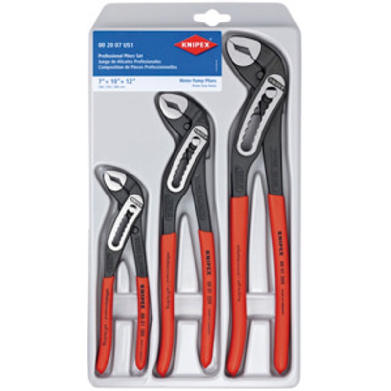 Knipex 3 Piece Alligator Pliers Set 71012 - KX3X88