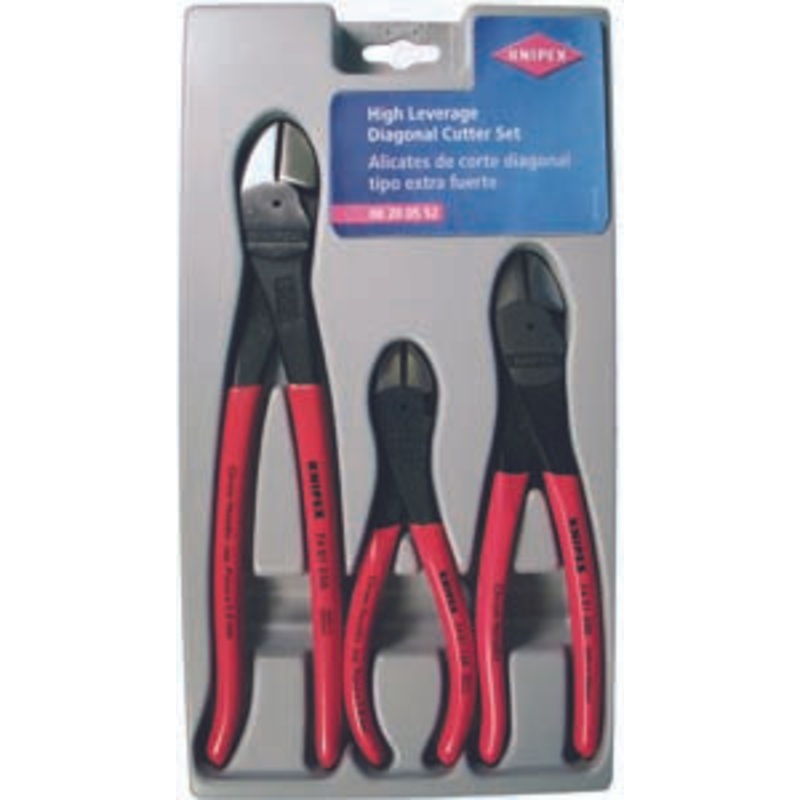 Knipex 3 Piece Hi Lev Diagonal Cutter Set - KX002005S2