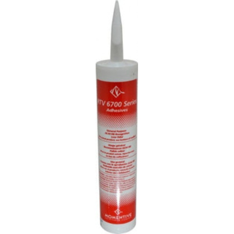 Momentive Performance Materials 10 oz Tube Clear RTV Silicone Joint Sealant -50 to 200C Operating Temp, 25 min Tack Free Dry Time, 24 hr Full Cure Time, Series RTV6708 RTV6708 12C - 06904825