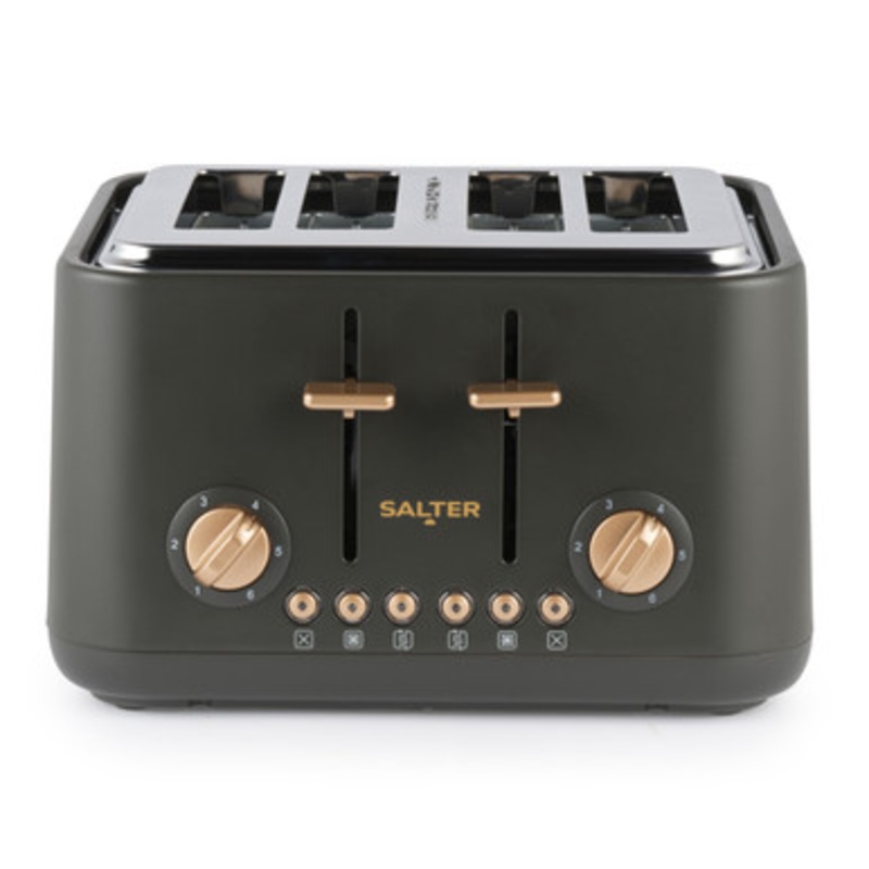 Pebble 4-Slice Toaster - Charcoal