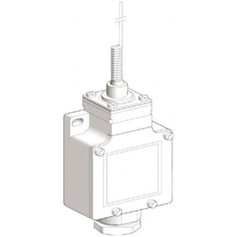 Telemecanique Sensors DP, NC/NO, 240 VAC, Screw Terminal, Cat Whisker Actuator, General Purpose Limit Switch IP66 IPR Rating XCKL106 - 69657641