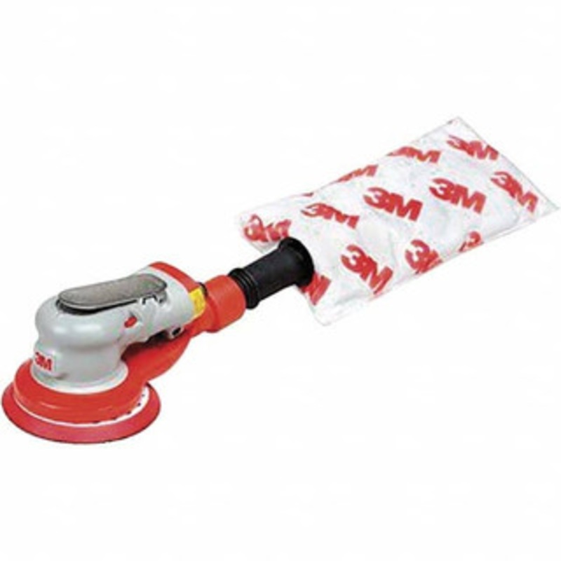 3M 10,000 OPM, 17 CFM Air Consumption, 90 psi Air Pressure, Palm Air Orbital Sander Round Pad, 7000119331 - 64398233