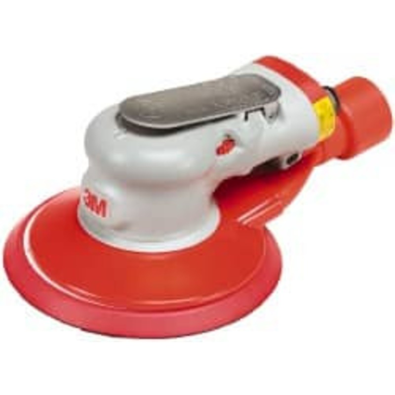 3M 10,000 OPM, 17 CFM Air Consumption, 90 psi Air Pressure, Palm Air Orbital Sander Round Pad, 7100029598 - 43134113
