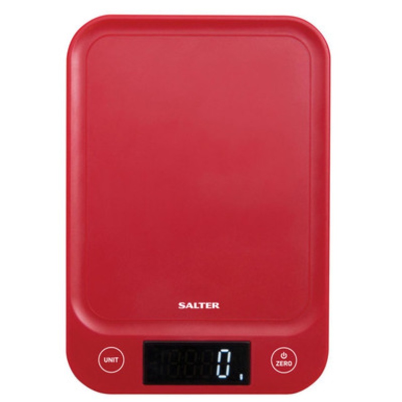 5kg Digital Kitchen Scale - Red