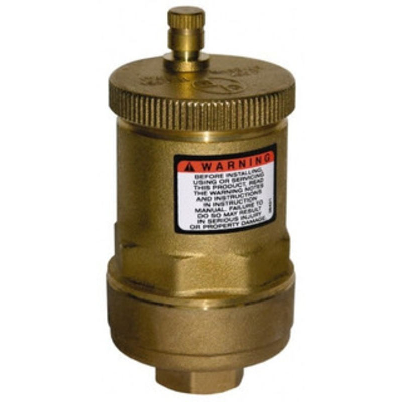 Bell & Gossett 1/2 Pipe High Capacity Air Vent Air Vent 150 Max psi, NPTF End Connection, 4-1/2x9-5/8 113246 - 31795073