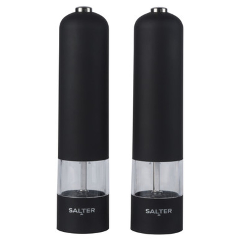 Electronic Salt & Pepper Mills - Matt Black