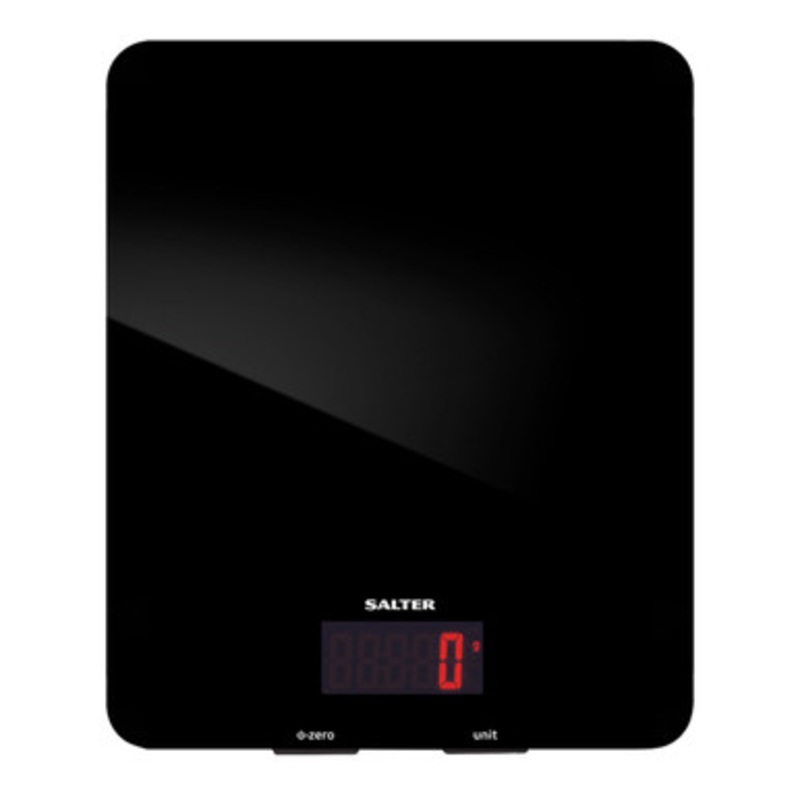 Glass Digital Kitchen Scale, 5kg - Black