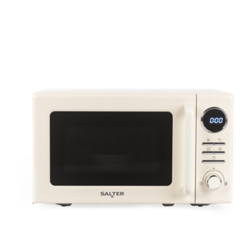 Retro Digital Cream Microwave  20L