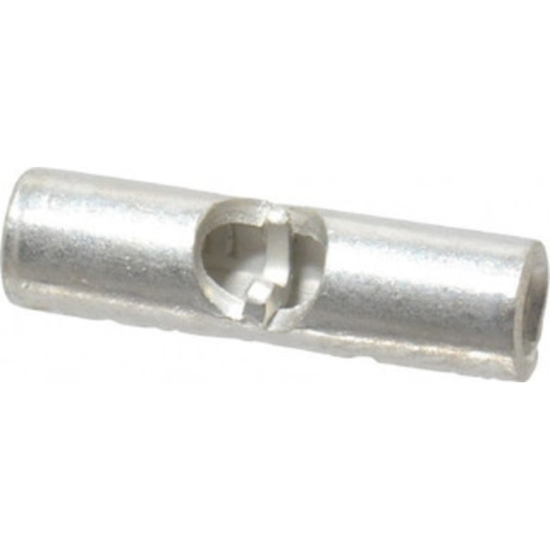 Thomas & Betts 16 to 14 AWG Compatible, Noninsulated, Crimp-On Butt Splice Terminal 2 Wire Entries, Copper Contacts, Tin Contact Plating, 0.62 OAL, Blue 2B-14 - 54063276