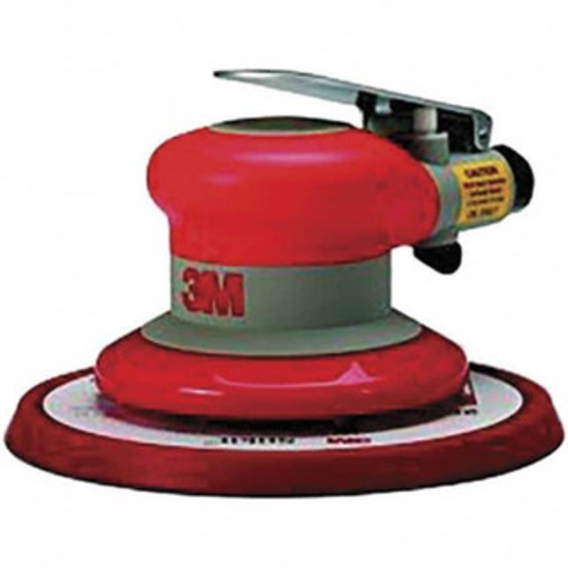 3M 12,000 OPM, 17 CFM Air Consumption, 90 psi Air Pressure, Palm Air Orbital Sander Round Pad, 3/8 Inlet 7000148143 - 67947663