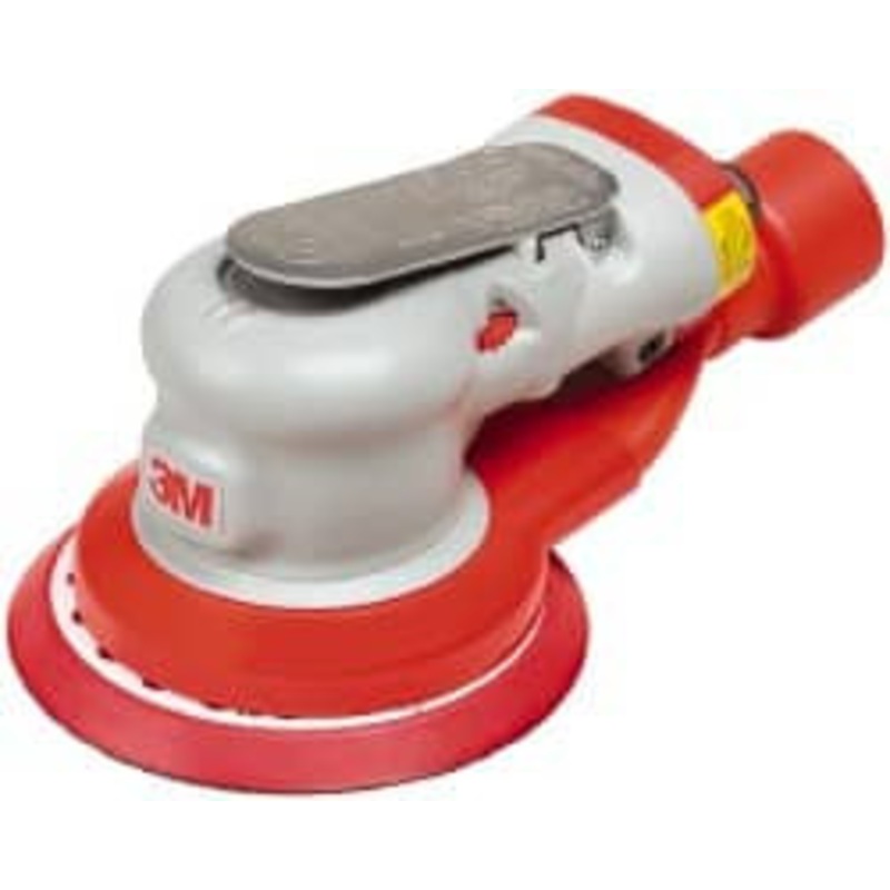 3M 12,000 OPM, 17 CFM Air Consumption, 90 psi Air Pressure, Palm Air Orbital Sander Round Pad, 7100036728 - 51491488