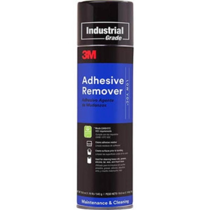 3M 18.7 oz Adhesive Remover VOC Content g/L 646, Removes Dirt, Road Tar, Grease 7000121420 - 43113315
