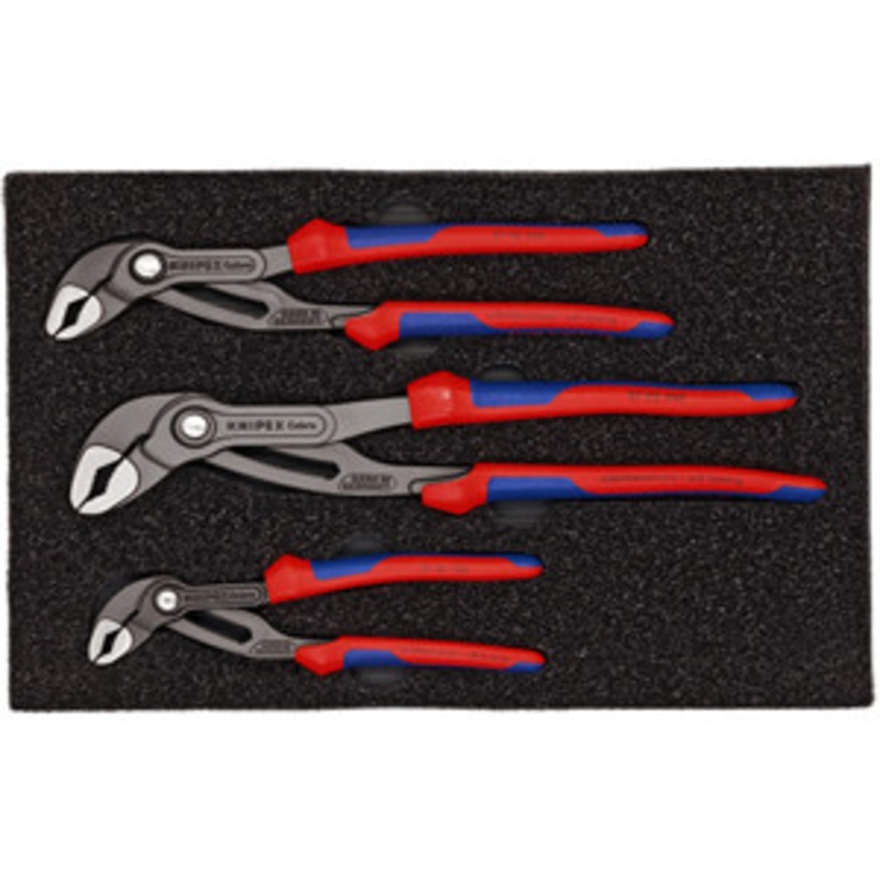Knipex 3PC Cobra Comfort Grip Pliers Set - KX9K008005US