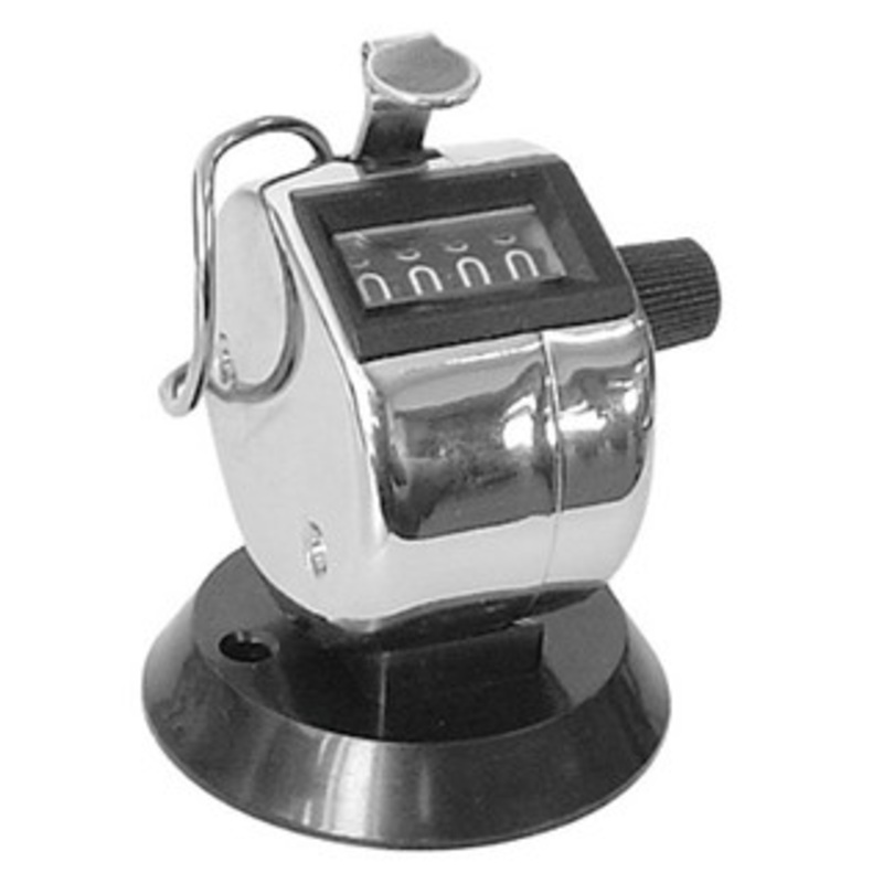 Precise Hand Held 4 Digit Counter on Steel Base - 3900-0204