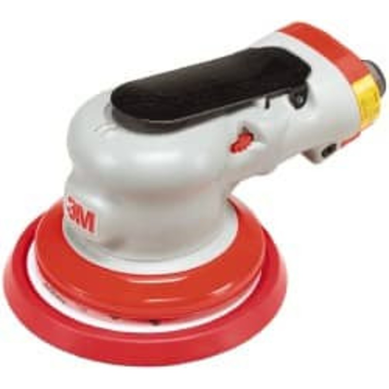 3M 12,000 OPM, 17 CFM Air Consumption, 90 psi Air Pressure, Palm Air Orbital Sander Round Pad, 7000119317 - 64398423
