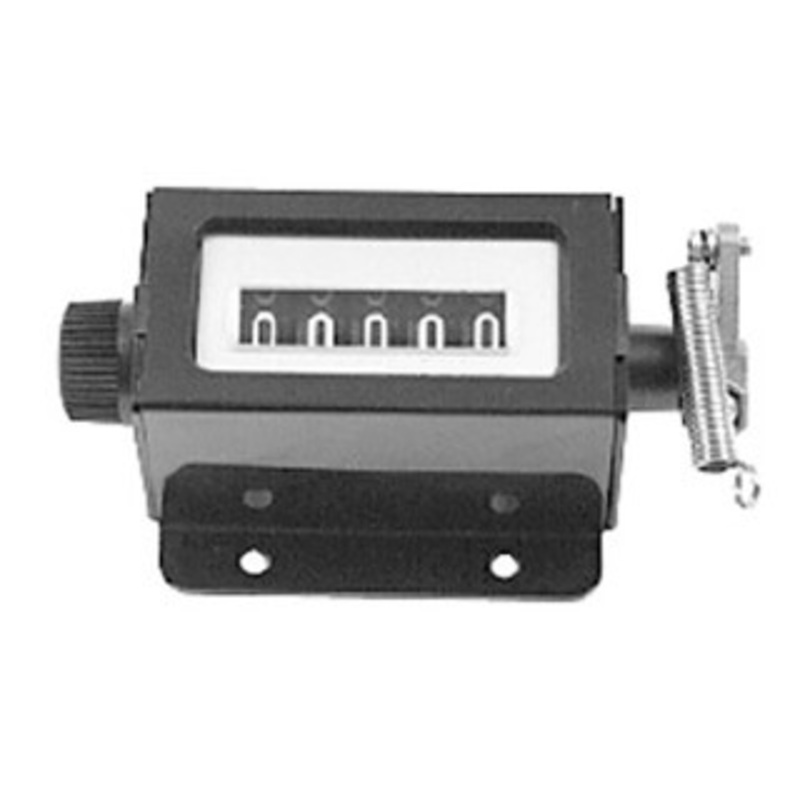 Precise 5-Digit Ratchet Counter with Reset Knob - 3900-0203