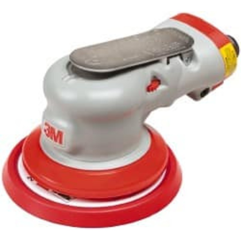3M 12,000 OPM, 17 CFM Air Consumption, 90 psi Air Pressure, Palm Air Orbital Sander Round Pad, 7000045292 - 65796245