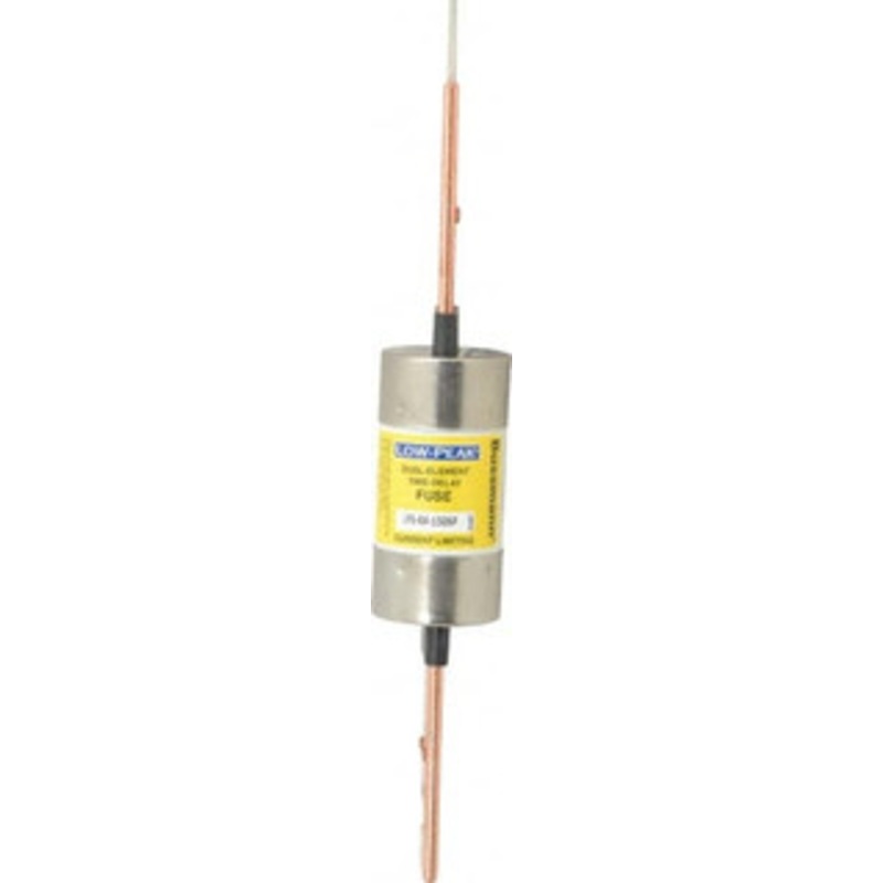 Bussmann 300 VDC, 600 VAC, 150 Amp, Time Delay General Purpose Fuse Bolt-on Mount, 9-5/8 OAL, 100 at DC, 300 at AC (RMS) kA Rating, 1.61 Diam LPS-RK-150SP - 74875048