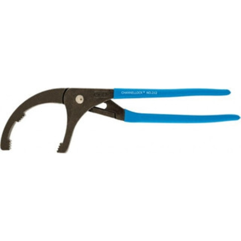 ChannelLock Adjustable Oil Filter Plier 4-1/4 Max Diam 212 BULK - 01900760