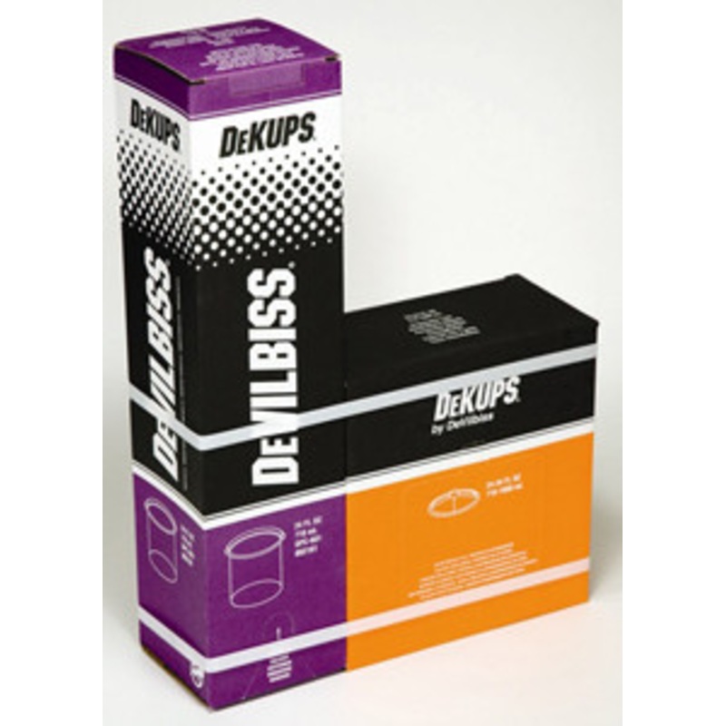DeVilbiss DEKUPS Dispossable Cup/Lids 24 Oz (DPC-601) - DV802101