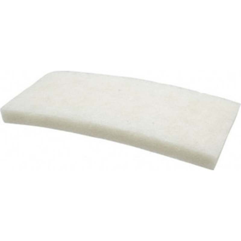3M 10 Long x 4-5/8 x 1 Thick Wide Cleansing Pad Nonabrasive, Light-Duty, White 7000002240 - 06683973